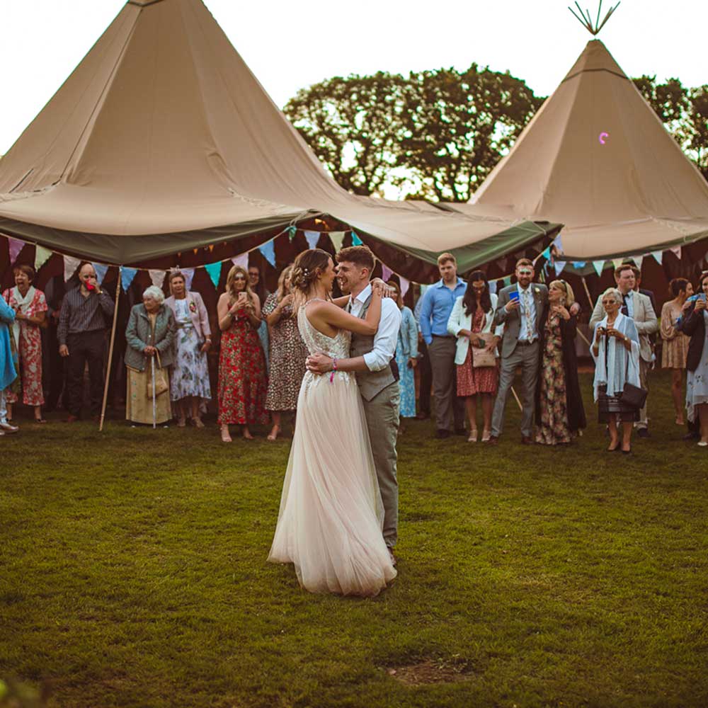 Big Sky Tipi festival style wedding venue East Sussex