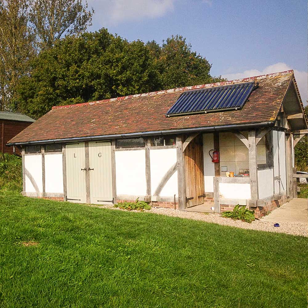 Toilet block facilities at Big Sky Tipis - East Sussex Glamping